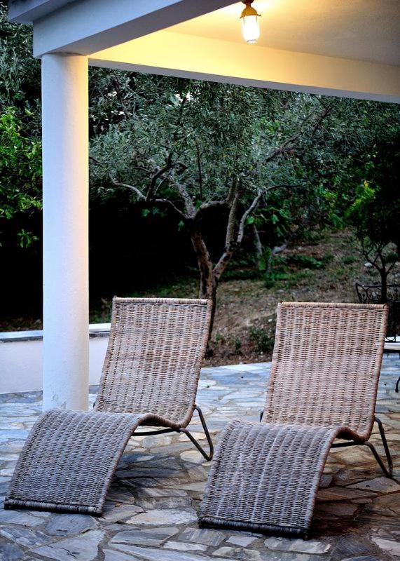 Villa Ftelia Skiathos Town Bagian luar foto